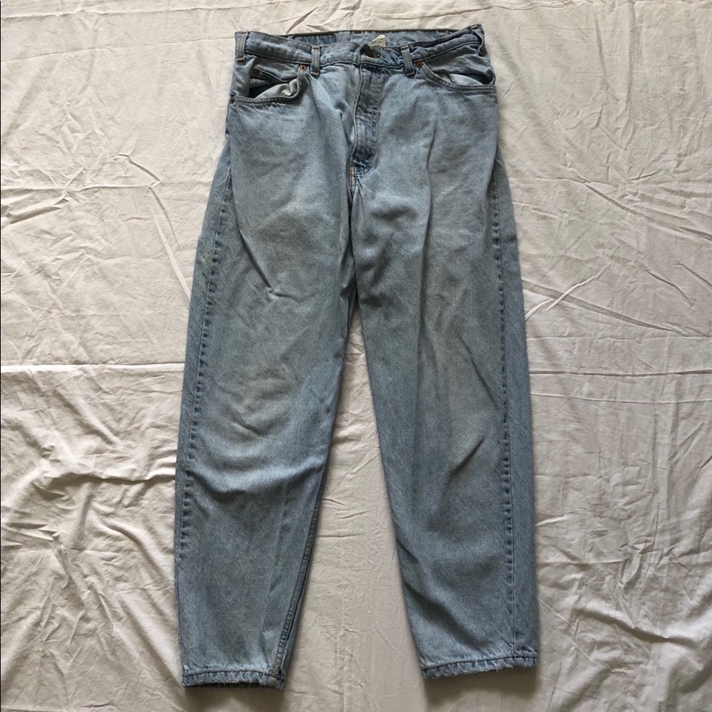 Vintage Levis 550 Orange Tab Jeans Size 34x30